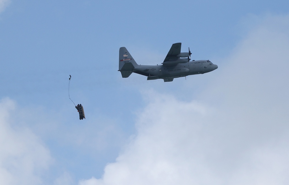 Special Forces Combat Diver Students Participate In Water Jump