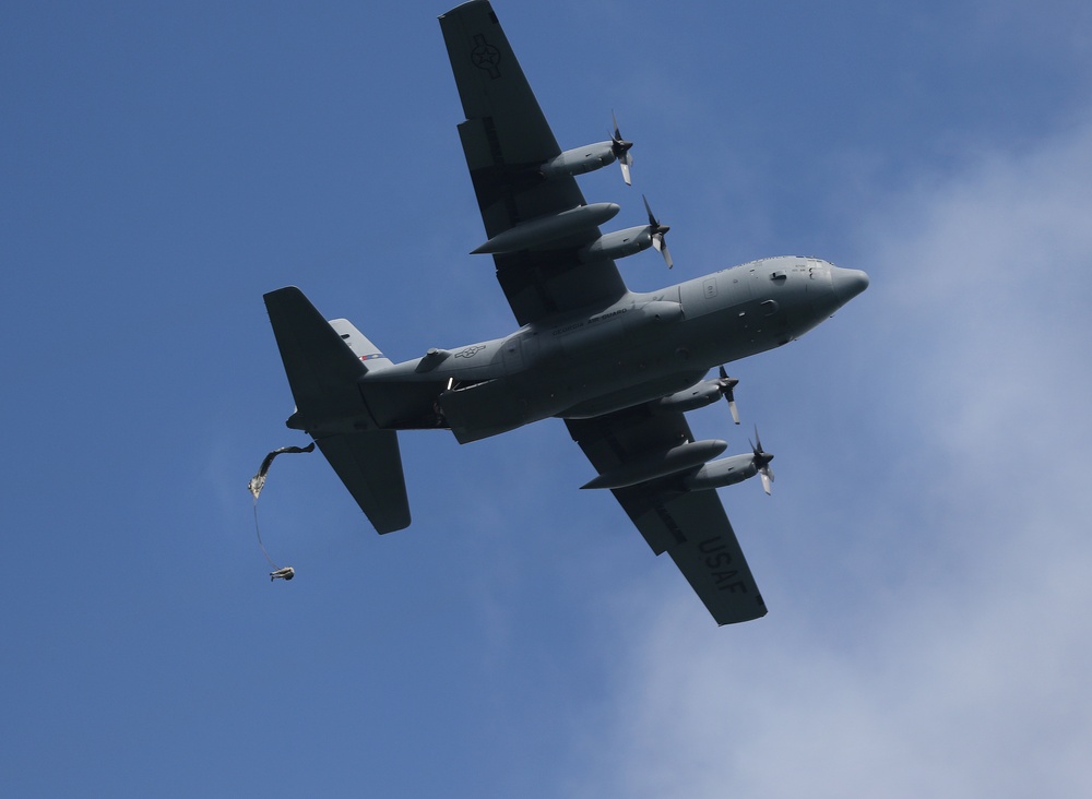 Special Forces Combat Diver Students Participate In Water Jump