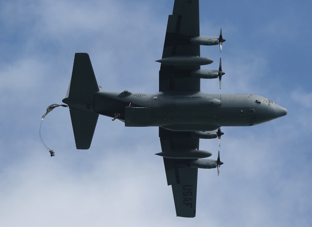 Special Forces Combat Diver Students Participate In Water Jump