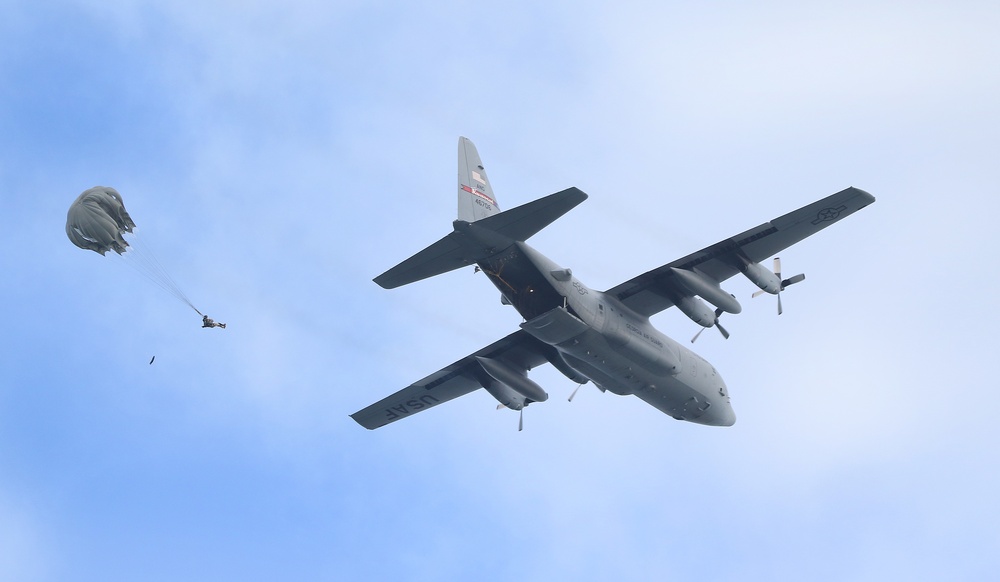 Special Forces Combat Diver Students Participate In Water Jump