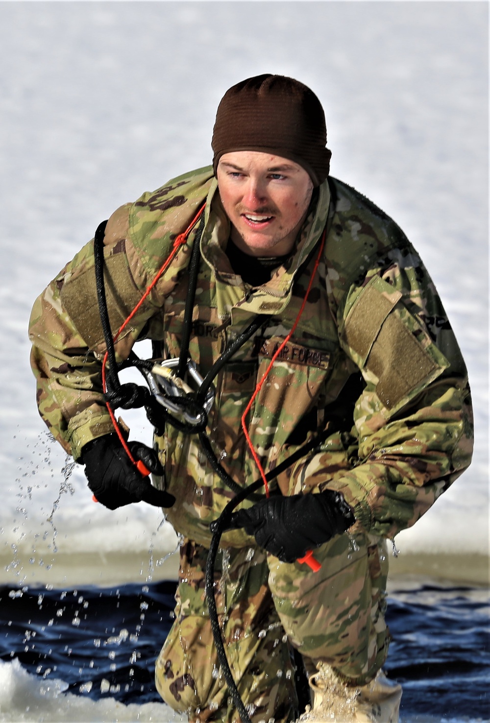 Cold-Weather Operations Course Class 20-04 training at Fort McCoy