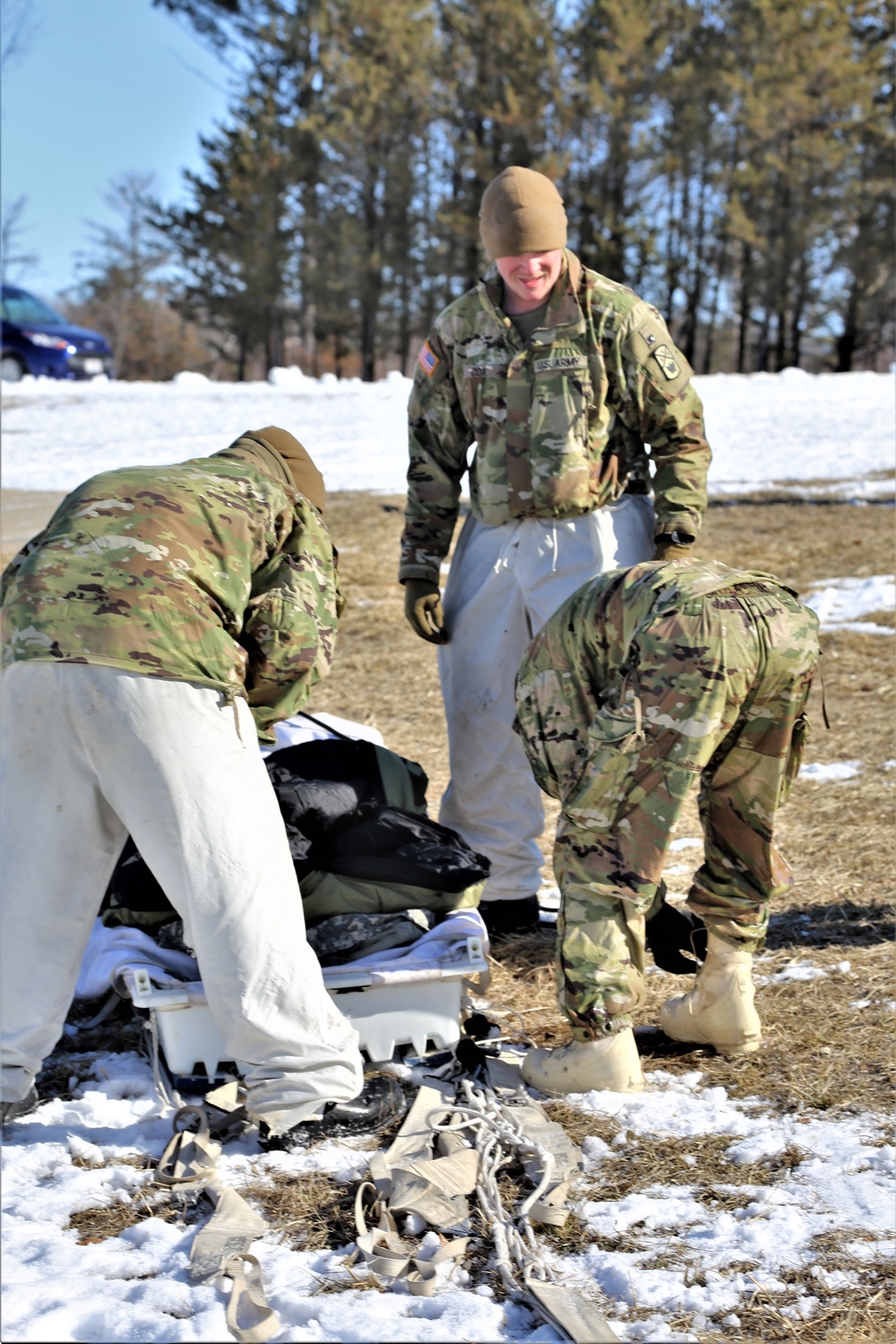 Cold-Weather Operations Course Class 20-04 training at Fort McCoy