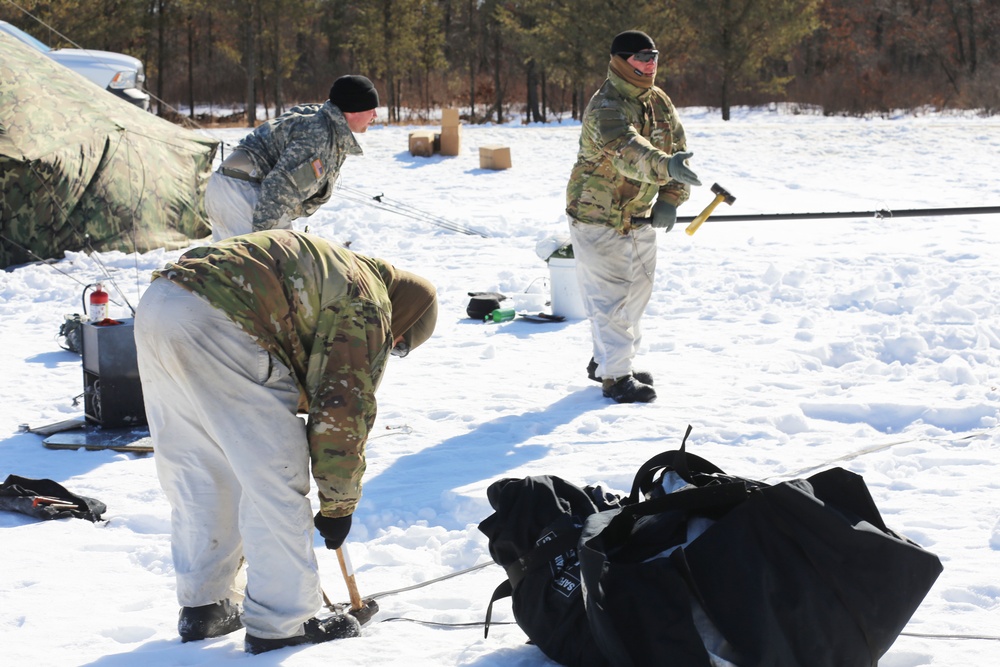 Cold-Weather Operations Course Class 20-04 training at Fort McCoy