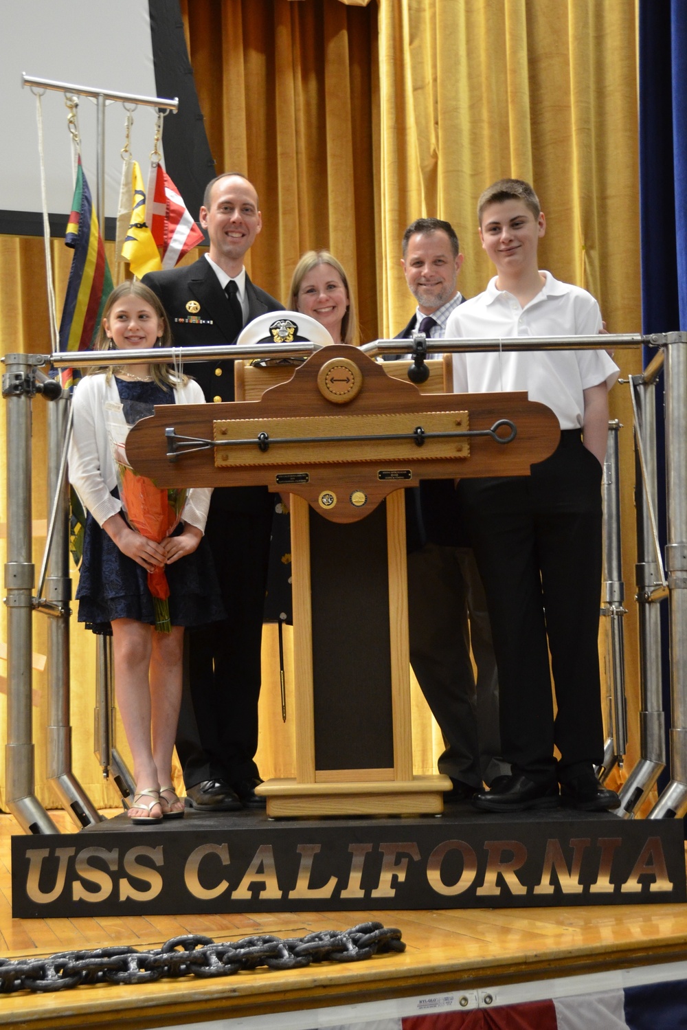 USS California Change of Command