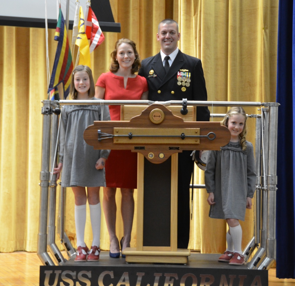 USS California Change of Command