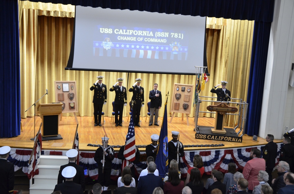 USS California Change of Command