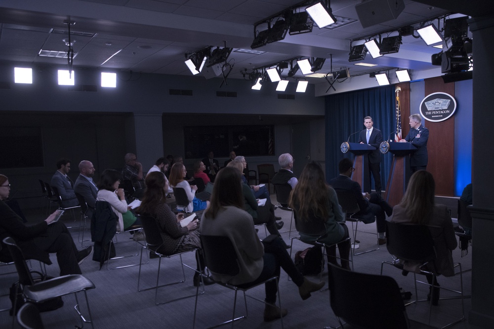 Defense Officials Brief About COVID-19