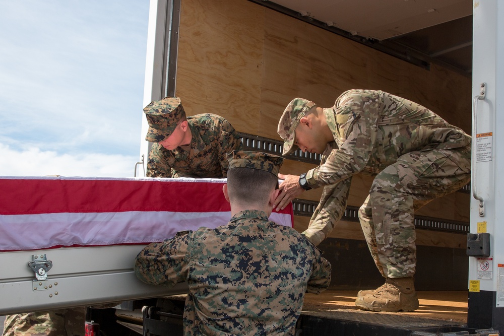 U.S. Teams Brings Home Unknown remains from Myanmar