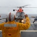 Coast Guard Cutter Kimball conducts helicopter flight operations off Hawaii