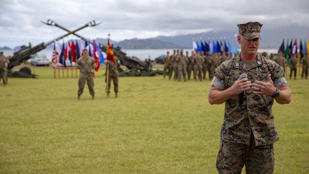 DVIDS - Images - 1/12 Bravo Battery Change of Command [Image 2 of 5]