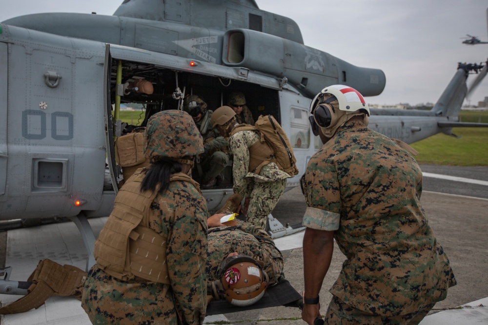 HMLA-369 Conducts CASEVAC Training