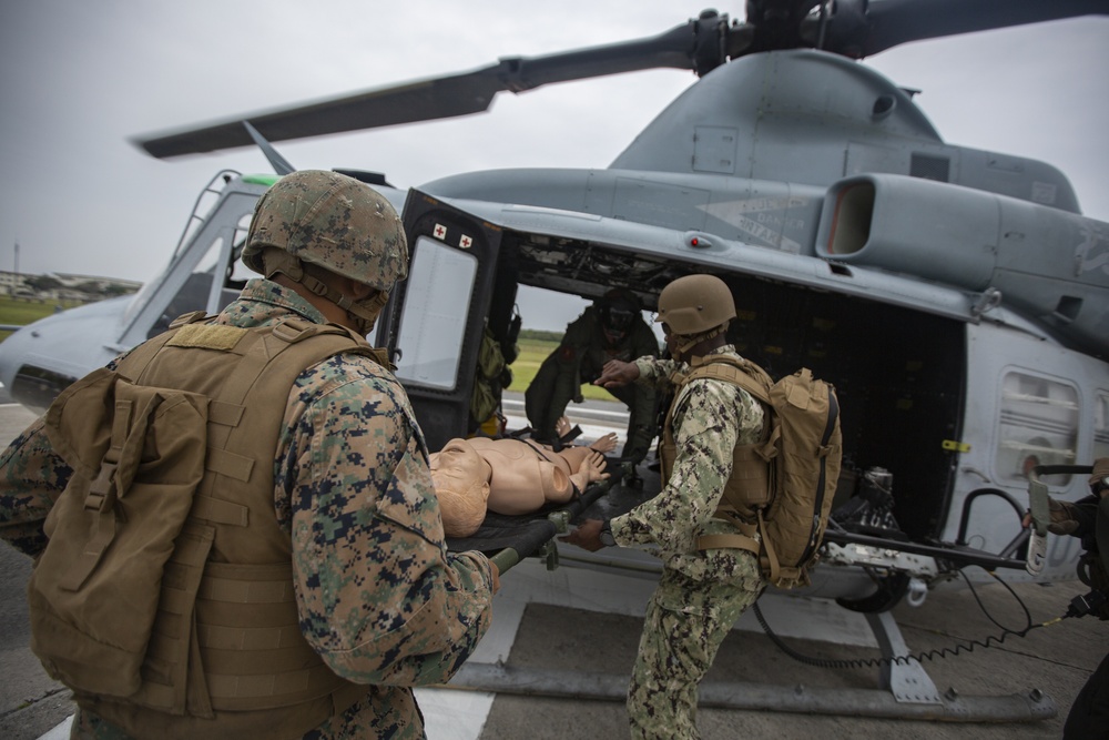 HMLA-369 Conducts CASEVAC Training