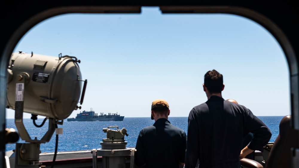 RAS with USNS Carl Brashear