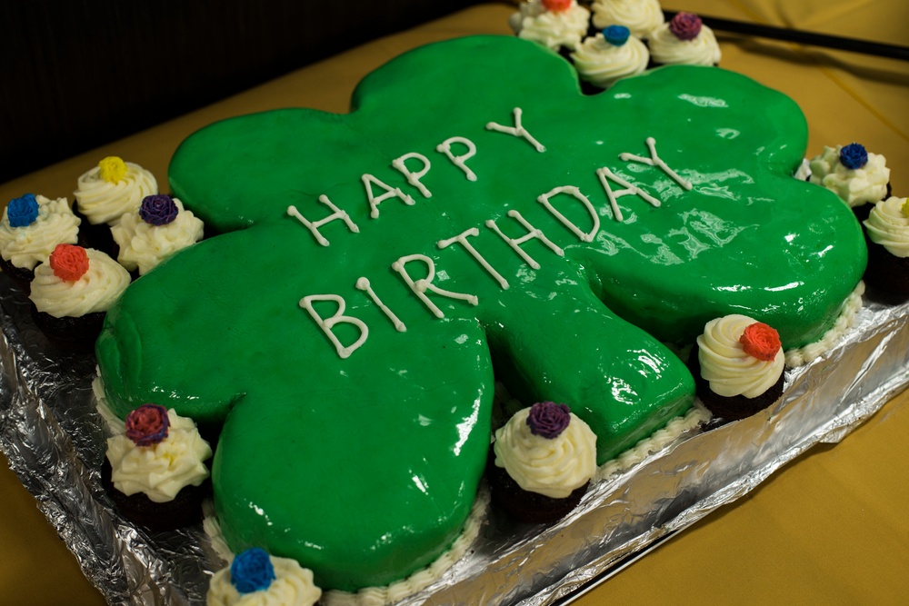 Marines, Sailors celebrate March and April Birthdays aboard USS America