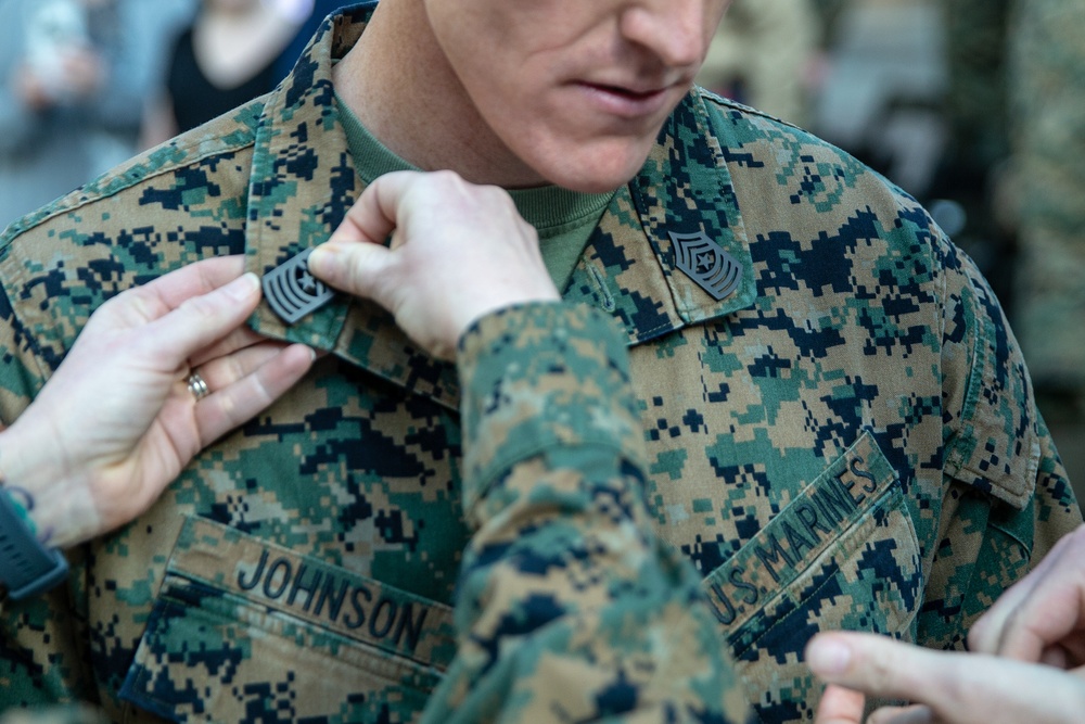 DVIDS - Images - SECBN R&A and SGTMAJ Johnson Frocking [Image 5 of 5]