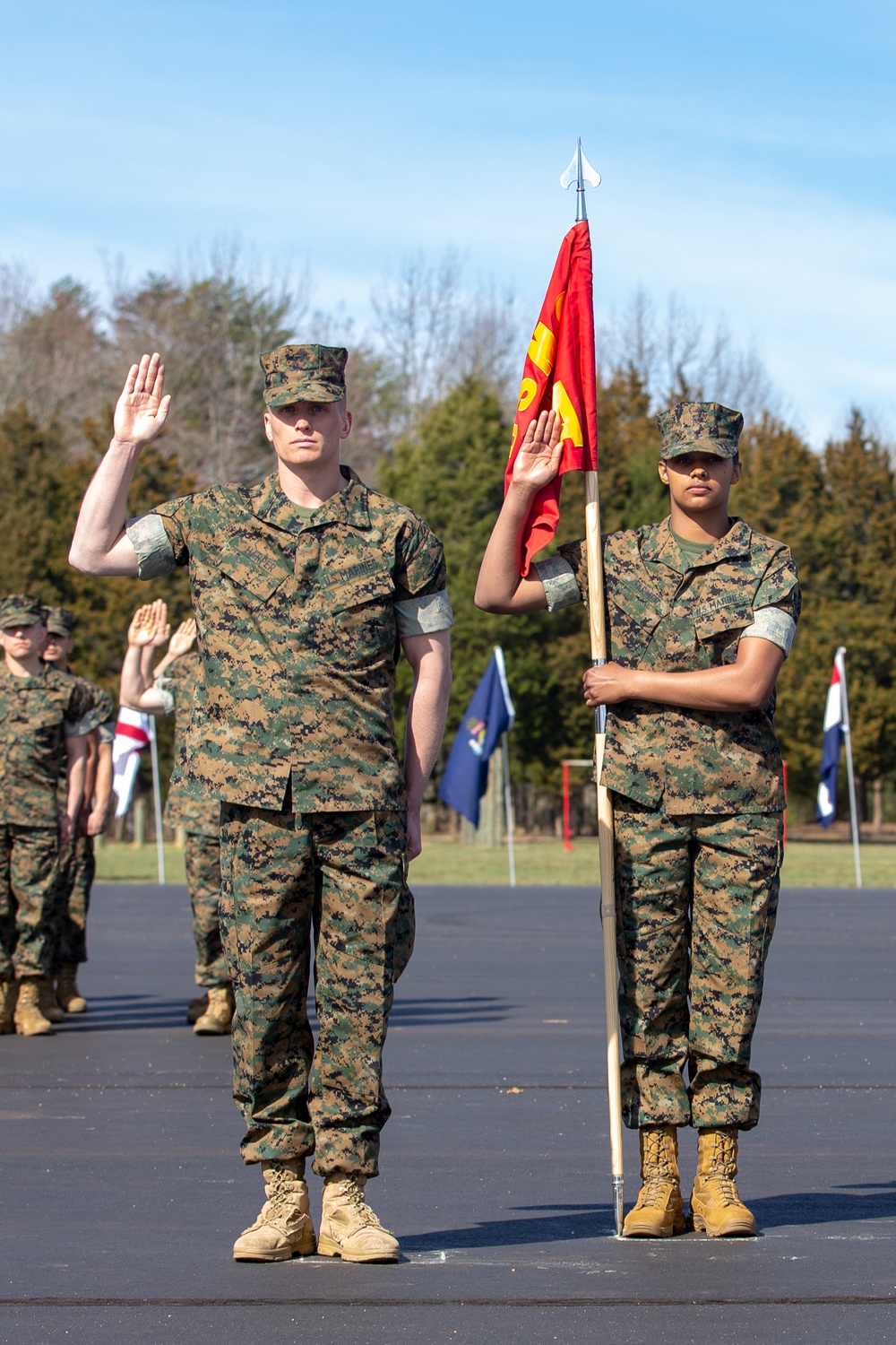 OCS Class 233 Graduation and Commissioning