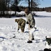 Cold-Weather Operations Course students practice building Arctic tent