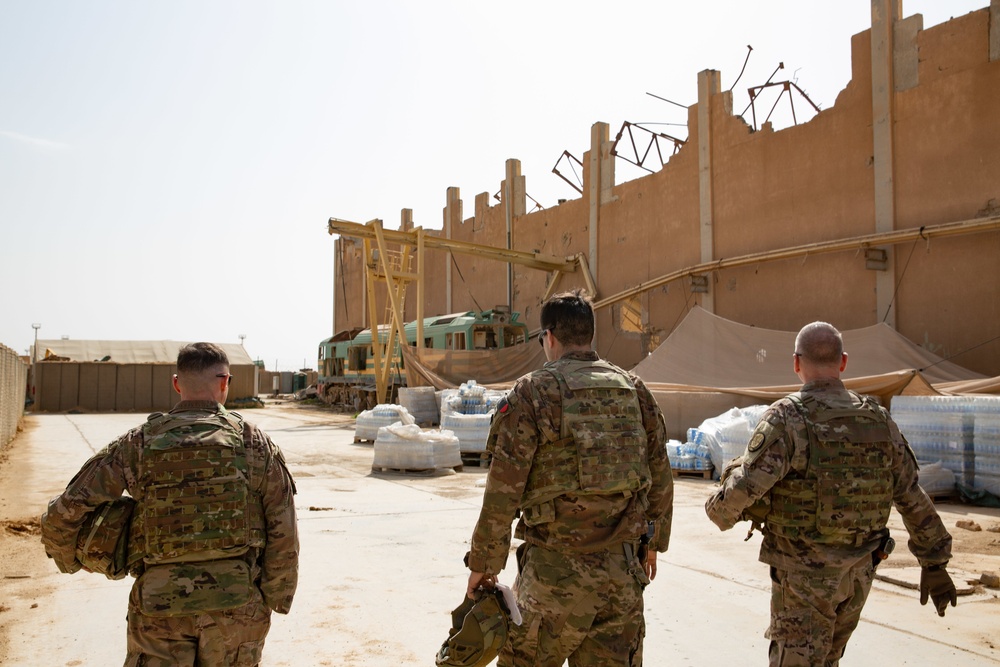 U.S. forces prepare Al Qa'im Base for transfer to Iraqi Security Forces