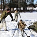 Cold-Weather Operations Course students practice building Arctic tent