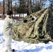 Cold-Weather Operations Course students practice building Arctic tent