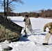 Cold-Weather Operations Course students practice building Arctic tent