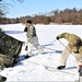 Cold-Weather Operations Course students practice building Arctic tent