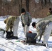 Cold-Weather Operations Course students practice building Arctic tent