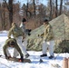 Cold-Weather Operations Course students practice building Arctic tent