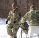 Cold-Weather Operations Course students practice building Arctic tent