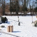 Cold-Weather Operations Course students practice building Arctic tent