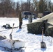 Cold-Weather Operations Course students practice building Arctic tent