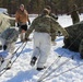 Cold-Weather Operations Course students practice building Arctic tent