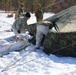 Cold-Weather Operations Course students practice building Arctic tent