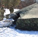 Cold-Weather Operations Course students practice building Arctic tent