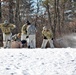 Cold-Weather Operations Course students practice building Arctic tent