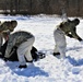 Cold-Weather Operations Course students practice building Arctic tent