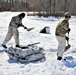 Cold-Weather Operations Course students practice building Arctic tent