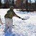 Cold-Weather Operations Course students practice building Arctic tent