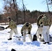 Cold-Weather Operations Course students practice building Arctic tent