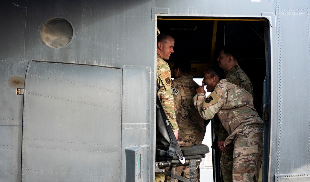 ASAB Midnight Marauders visit AC-130s and MC-130s