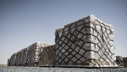 386th ELRS expedites rations time from pallet to warfighter