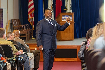 African American History Month speaker discusses link between diversity, performance during visit to NUWC Division Newport