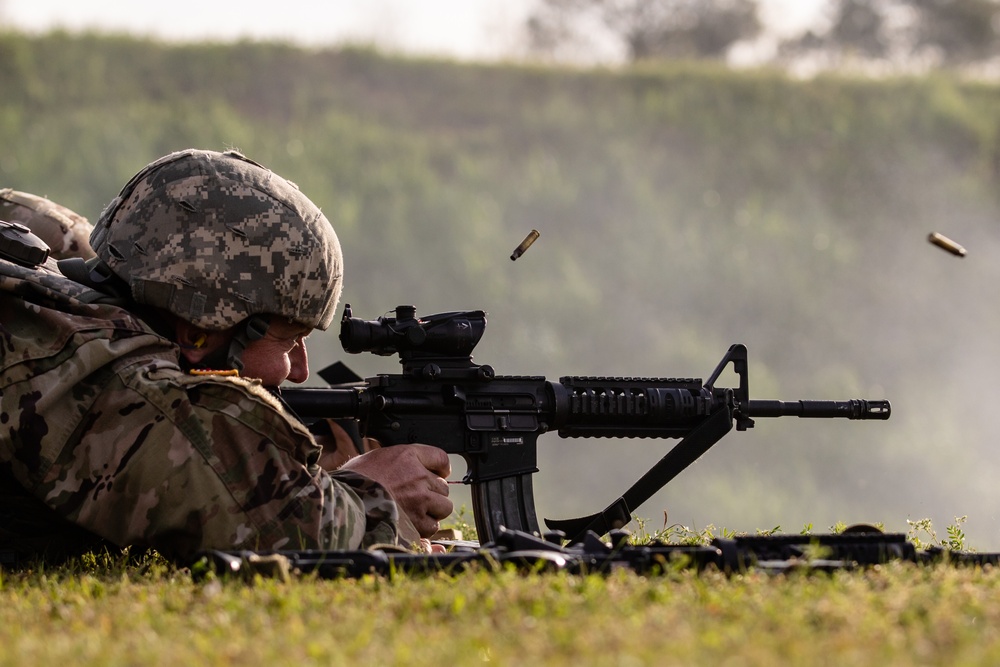 Alabama National Guard Marksmanship Team Soldiers compete in the U.S. Army Small Arms Championships