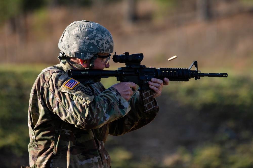 Alabama National Guard Marksmanship Team Soldiers compete in the U.S. Army Small Arms Championships