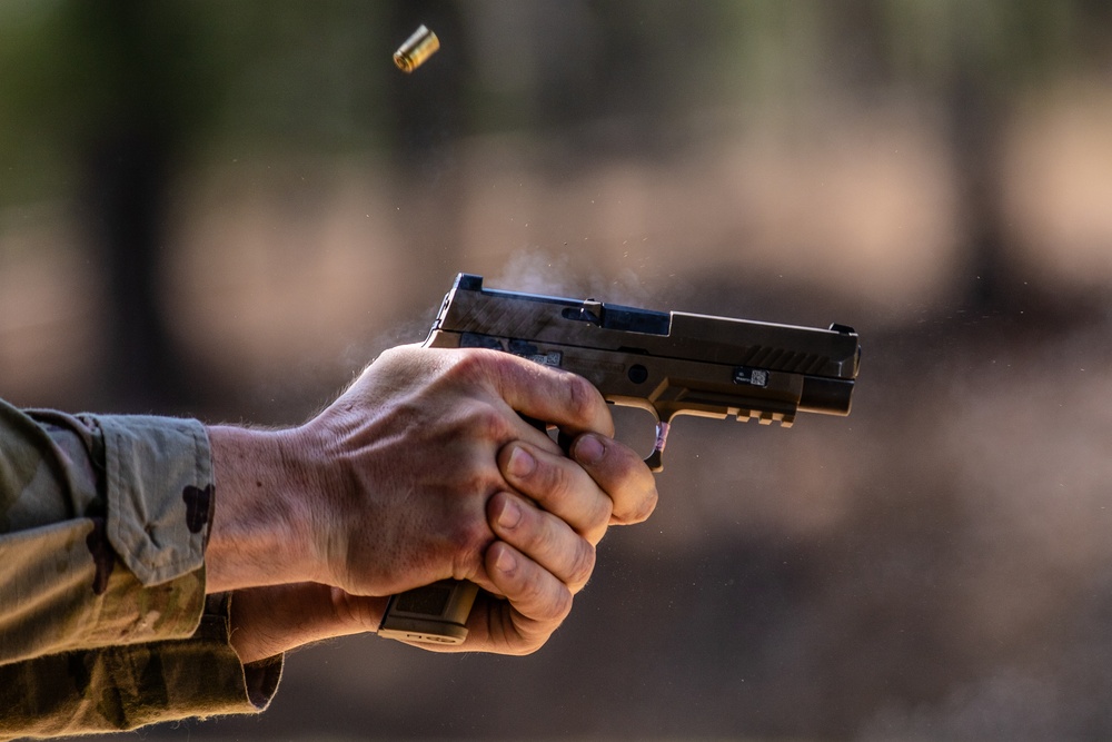 Alabama National Guard Marksmanship Team Soldiers compete in the U.S. Army Small Arms Championships