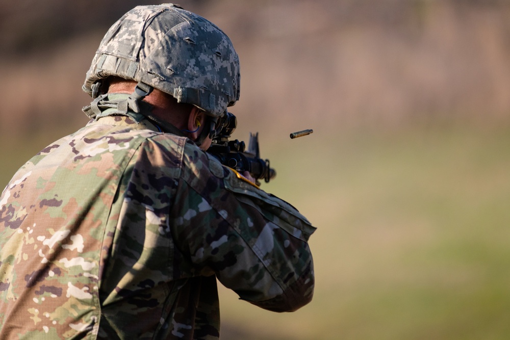 Alabama National Guard Marksmanship Team Soldiers compete in the U.S. Army Small Arms Championships