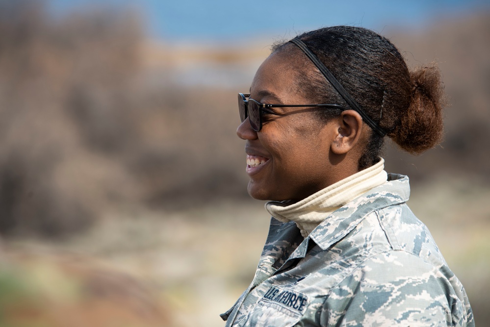 Airmen ruck 26 miles in sand dunes to tribute the Bataan Death March