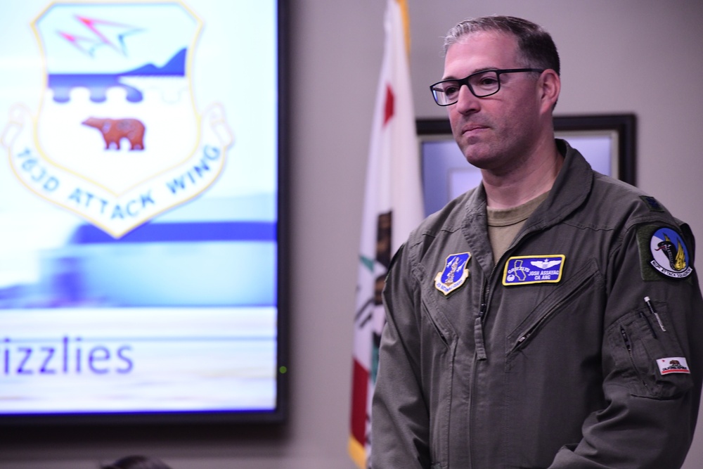 Los Angeles County Sheriff's Department Search and Rescue Team Leaders Tour the 163d Attack Wing