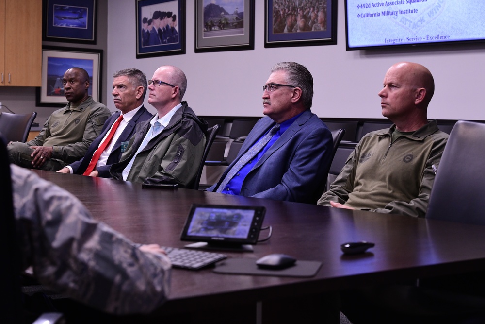 Los Angeles County Sheriff's Department Search and Rescue Team Leaders Tour the 163d Attack Wing