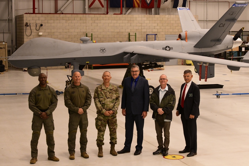 Los Angeles County Sheriff's Department Search and Rescue Team Leaders Tour the 163d Attack Wing